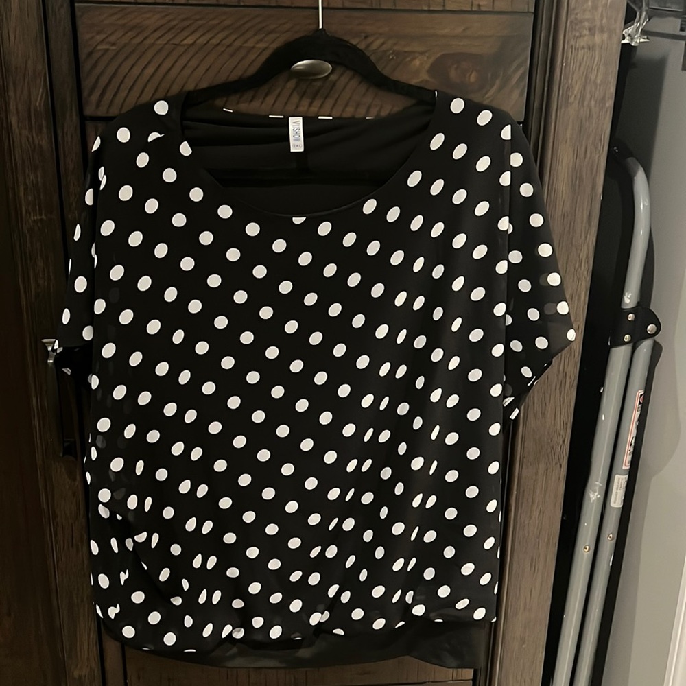 Polka dot blouse